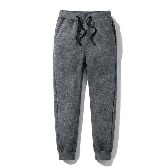 Newest Men Gentlemen Male Thick Fleece Thermals Trousers Outdoor Winter Warm Casual TY66 Pants Joggers Sports High Quality Pant