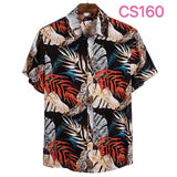 Floral Hawaiian Aloha Shirt Men 2020 Summer Short Sleeve Quick Dry Beach Wear Casual Button Down Vacation Clothing Chemise Homme