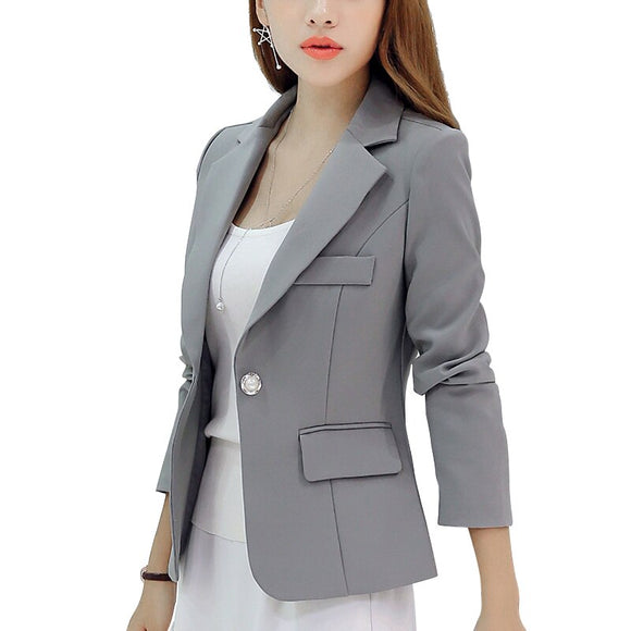 Women's Suits & Blazers Jacket Formal Suits Coat for Business Long Sleeve Fashion Outwear Maroon Female Casual Jackets Elegant