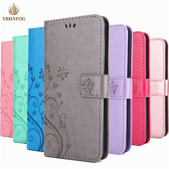 Luxury 3D Butterfly Leather Flip Case For Samsung Galaxy A3 A5 2016 J3 J5 Pro 2017 A6 A7 A8 2018 Holder Wallet Satnd Phone Cover