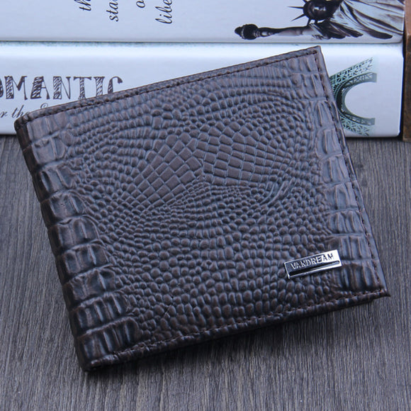 Luxury Designer Mens Wallet Leather Pu Bifold Short Wallets Men Hasp Vintage Male Purse Coin Pouch Multi-functional Cards Wallet