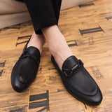 Tassel loafers slip on Pattern Leather Shoes men Casual Loafers outdoor Men's Business Shoes men Formal party Dress Shoes