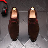 mens fashion party nightclub dresses original leather shoes slip-on driving shoe breathable brown summer loafers zapatos hombre