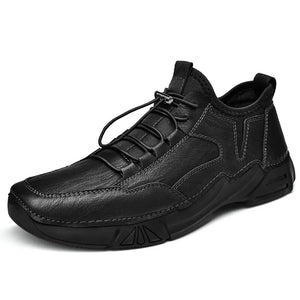 Trendy Mens Sneakers Genuine Leather Men Casual Shoes Soft Anti-slip Leisure Shoe Men Trainers Tenis Masculino Zapatillas Hombre