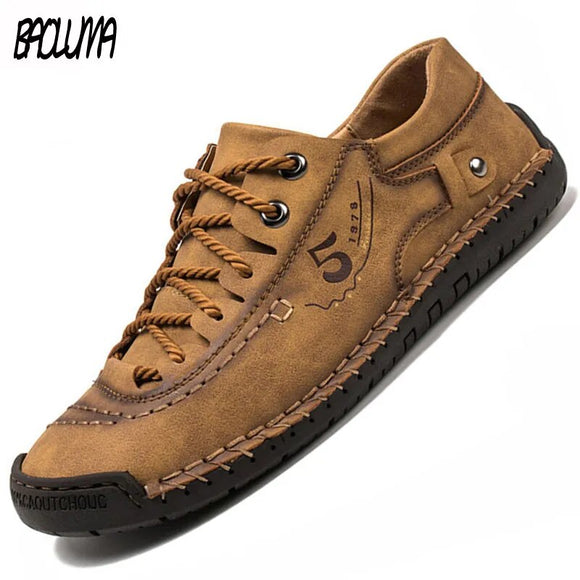 Brand Men's Casual Shoes Men's Sneakers Leather Winter Men's Boots Luxury Handmade Breathable Moccasins Designer Loafers Shoes