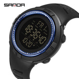 Fashion Sanda Brand Outdoor Sport Watch Men Multifunction Watches Alarm Clock Countdown Waterproof Military Digital Reloj Hombre