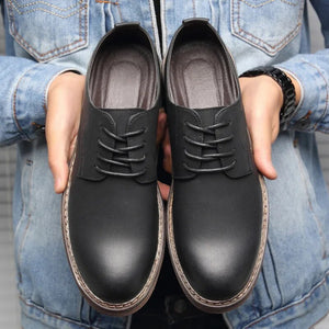 Brand Men Oxfords Shoes British Style Men Genuine Leather Business Formal Shoes Dress Shoes Men Flats Top Quality Loafer