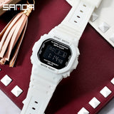 Square Dial Digital Watches Sports Leisure Style 50M Waterproof Watch Men and Women Electronic Reloj De Hombres