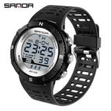 2020 SANDA 386 Top Brand Men Watches Sport Military Fashion Male Digital Quartz LED Watch For Boys Waterproof Cartoon Wristwatch