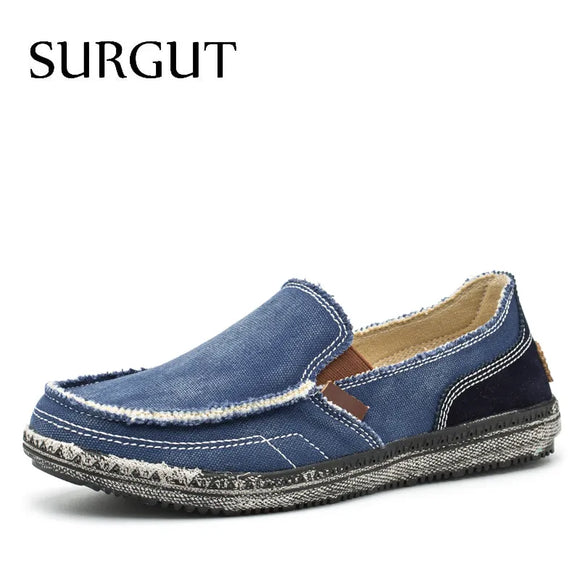 SURGUT Male Casual Shoes Loafers Men Flats Weaving Fisherman Shoes Boy Handmade Soft Flat Espadrilles Elegant Men Driving Shoes