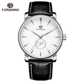 Forsining Watch For Men Automatic Mechanical Waterproof Sports Men&#39;s Watches Stainless Steel  Business Man Wristwatches Reloj