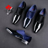 DECARSDZ Men Dress Shoes Autumn 2023 Mens tuxedo shoes Men High Quality Leather Comfy Business Man Formal Shoes Autumn Men Shoes