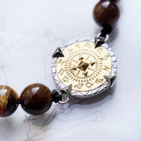 Bracelet Elements of Nature Tiger Eye Gold Fine Jewelry Gift For Men & Women,In 925 Sterling Silver