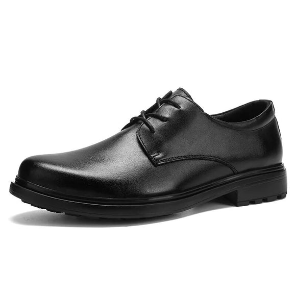 Jumpmore 2020 Men Cow Leather Shoes Men Business Dress Flats Shoes Office Shoes Big Size 38-49