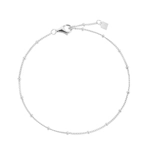 ANDYWEN 925 Sterling Silver Gold Beads Chain Bracelet Soft Bangle Women Luxury Fine Jewelry Gift 2021 Wedding Charm Jewels