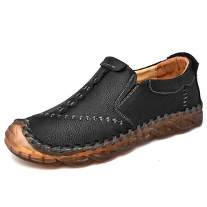 Genuine Leather Men Shoes Casual Fashion Mens Loafers Slip-on Men's Walking Shoes Handmade Brand Moccasins Adult Zapatos Hombre