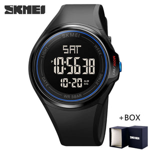 Fashion Men's Watch Countdown Stopwatch Sport Watch Top Brand SKMEI Mens Digital Wristwatches Led Light Electronic Watches Clock