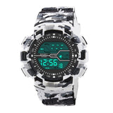curren watch men Fashion Waterproof Men's Boy LCD Digital Stopwatch Date Rubber Sport Wrist Watch relogio masculino часы мужские
