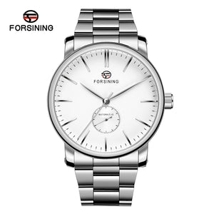 Forsining Watch For Men Automatic Mechanical Waterproof Sports Men&#39;s Watches Stainless Steel  Business Man Wristwatches Reloj