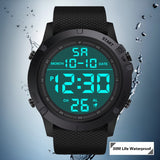 Men's Military Sports Watch Luxury Led Digital Water Resistant Watch 30m Waterproof Casual Sport Wrist Watch Relogio Masculino
