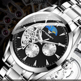 Luxury Men&#39;s Automatic Mechanical Watches Top Brand 3ATM Waterproof Watch Business Stainless Steel Belt Business Watch for Men