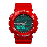 HONHX Men LED Digital Watch Waterproof Date Military Sport Rubber Quartz Watch Alarm Sport Digital Watches Reloj Hombre 2022