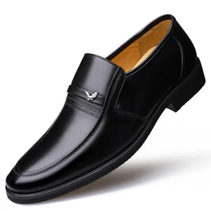 2021 Summer Men Dress Shoes Genuine Leather Hollow Out Breathable Business Man Shoes Round Toe Slip-on Male Footwear New Arrival