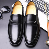 2021 Summer Men Dress Shoes Genuine Leather Hollow Out Breathable Business Man Shoes Round Toe Slip-on Male Footwear New Arrival