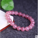 Genuine Natural Rose Quartz Pink Bracelet Madagascar Stretch Best Woman 7mm 8mm 9mm Round Beads Crystal AAAAA Drop Shipping