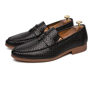 QUAOAR 2022 New Men Shoes Plus SizeMens Shoes Casual Leather Social Luxury Driving Brand Adult Dress Designer Fashion Loafers