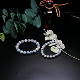 Natural K2 Jasper Bracelet Volcanic Jasper Gemstone For Woman Men Handmade Stretch 6 8 10mm Round Bead Bracelet Jewelry