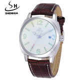 SHENHUA Automatic Self Wind Mechanical Wristwatches For Men Waterproof Date Clock Business Casual Watches Gifts horloges mannen