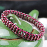 KYSZDL Hot Sale High quality Natural garnet bracelet fashion women crystal bracelet jewelry gifts