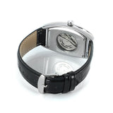 T-WINNER Automatic Military Wristwatch Transparent Men Mechanical Watches Leather Strap Man&#39;s Rectangle Outdoor Watch Calendar