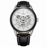 Winner Mens Watches Top Brand Luxury Leather Strap Skeleton Automatic Mechanical Watch Men Relojes Clock Men Relogio Masculino