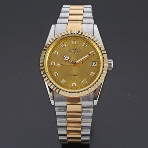 Fashion Hot Winner Top Brand Luxury Gold Mens Wrist Watch Men Business Clock Automatic Mechanical Watches Male Steel Skeleton