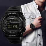 Honhx Fashion Men Led Digital Watch Waterproof Date Military Sport Rubber Quartz Watch Alarm Sport Digital Watches Reloj Hombre