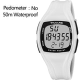 Top Luxury Pedometer Watches Chronograph Sport Watches Men Clock 5Bar Waterproof Alarm Clock Digital Watch Male Reloj Hombre New