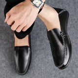 Men Loafers Shoes Soft Genuine Leather Slip-On Sneakers Male Casual Luxury Brand Spring Men Loafers Mocassin Zapatos Hombre