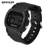 SANDA Fashion Mens Womens Watches Waterproof LED Digital Watch for Female Clock Men's Sport Wristwatch Relógio masculino