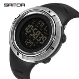 Fashion Sanda Brand Outdoor Sport Watch Men Multifunction Watches Alarm Clock Countdown Waterproof Military Digital Reloj Hombre