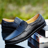 Genuine Leather Shoes Men Plus Size Luxury Brand 2020 Mens Loafers Moccasins Breathable Slip Driving Shoes Schoenen Mannen