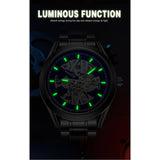 WINNER Fashion Casual Male Clock Transparent Case Steel Band Mens Watches Top Brand Luxury Automatic Skeleton Wristwatches Reloj