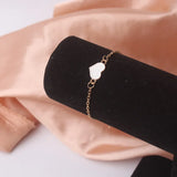 Korean Fashion Bracelets Enamel Heart Bangles for Women Enamel Bracelets Simple Design Hand Decoration Fashion Jewelry