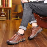 Leather Men Shoes Luxury Brand England Trend Casual Shoes Men Sneakers Italian Breathable Leisure Male Footwear Chaussure Homme