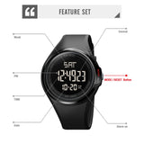 Fashion Men's Watch Countdown Stopwatch Sport Watch Top Brand SKMEI Mens Digital Wristwatches Led Light Electronic Watches Clock