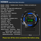 Outdoor Electronic Watch Casual Honhx Luxury Mens Digital Led Watch Date Sport Men Sport Led Wrist Watches Relogio Digital New