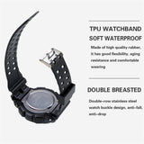 Men Digital Wristwatches Led Watch Date Sport Outdoor Electronic Watch Luxury Fashion Casual Watch Stop Clasp Type Buckle Watch