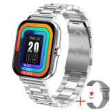 For Xiaomi Samsung Android Phone 1.69" Color Screen Full Touch Custom Dial Smart watch Women Bluetooth Call 2022 Smart Watch Men