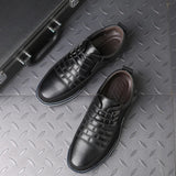 Men Black Designer Soft Shoes Big Size 38-48 Oxfords Leather Men Shoes Fashion Casual Slip On Formal Business Wedding Dress Shoe